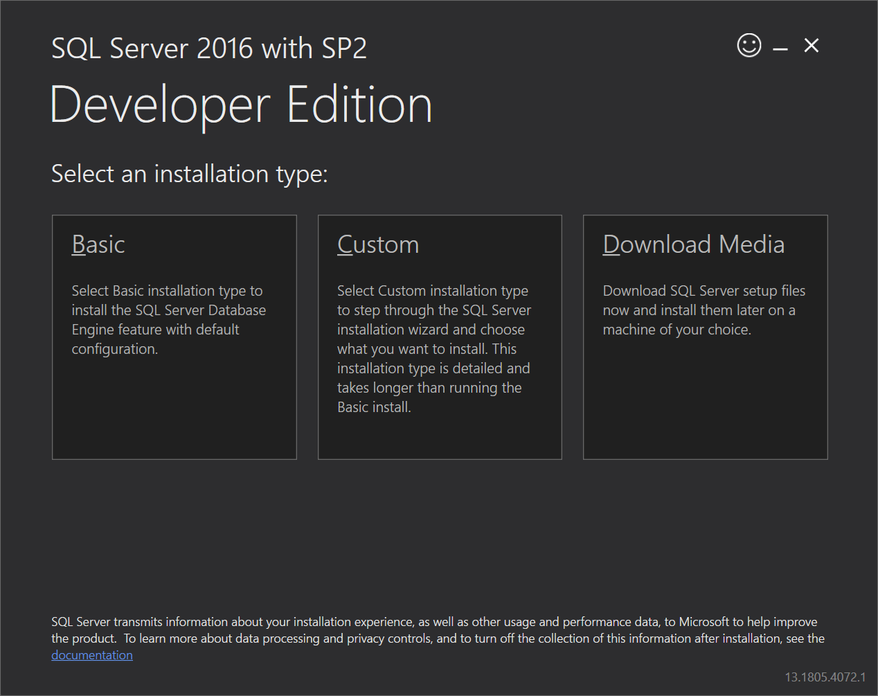 Sql Server 2016 Editions Comparison Chart