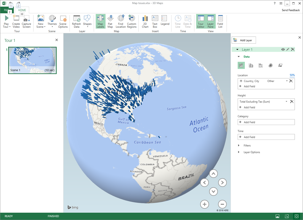 Map Related Issues in Power BI, Power View and Power Map
