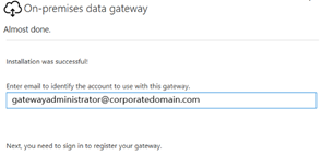 On-premises Data Gateway Owner